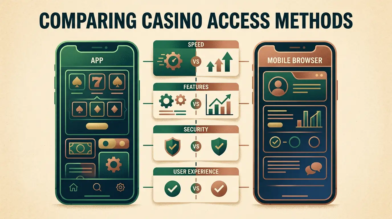 Spinland mobile casino UK comparison of iOS app and mobile browser play